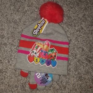 Shopkins Beanie & Gloves Set